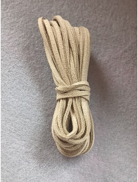 Шнур замшевий/ширина 3 мм/бежевий темний/3 метри