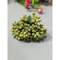 Тичинка "незабудка"/ оливка/ціна за букет 12 гілочок