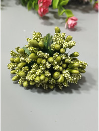 Тичинка "незабудка"/ оливка/ціна за букет 12 гілочок