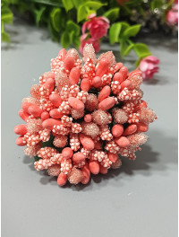 Тичинка "незабудка"/ персиковий/ ціна за букет 12 гілочок