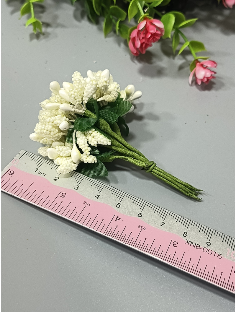 Тычинка "незабудка"/ лимонный/ цена за букет 12 веточек