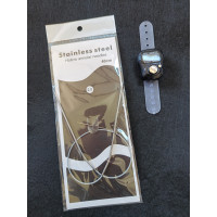 Спиці для в'язання металеві на троси No 2. Довжина 40 см.