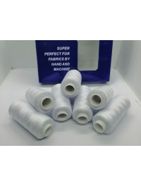 (1 шт.). Нитка 40/2 Super. Колір білий. 400 ярдів