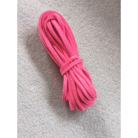 Шнур замшевый/ ширина 3 мм/ малиновый/ 3 метра