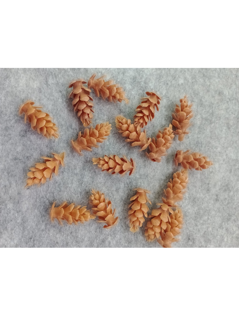 Пластикові шишки/ Розмір — 3 см. Ціна вказана за 1 шт.