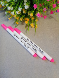 Маркер для тканини Adger змивний (рожевий)