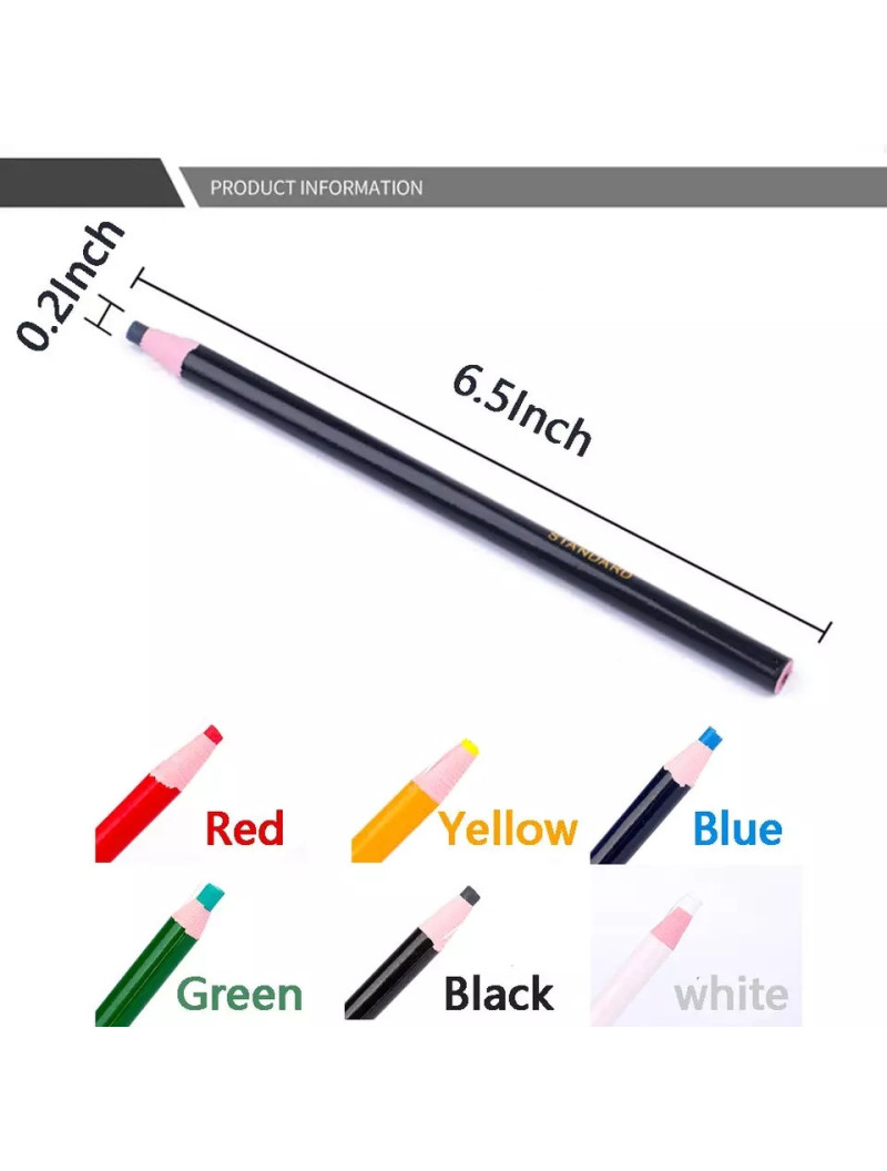 Олівець для тканини. Портновський олівець. Колір білий