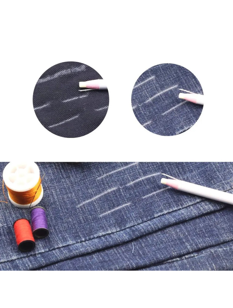 Олівець для тканини. Портновський олівець. Колір білий