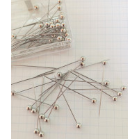 Булавки портновський з кулькою (срібло)/довжина — 3,5 см/ Паковання 50 шт.