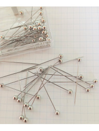 Булавки портновський з кулькою (срібло)/довжина — 3,5 см/ Паковання 50 шт.