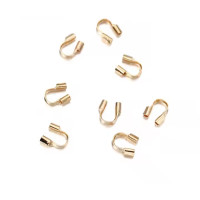 Протектори гіпоалергенні сплав/5 шт/5 мм/ золото/