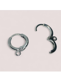 Швенза кругла/гіпоалергенний сплав/ 11,5 мм/сталь/пара