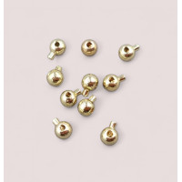 Кримп One Touch, шарик, гипоалергенный сплав, золото, 1 шт