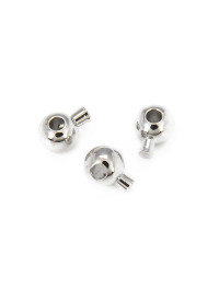 Крімп One Touch, кулька, срібло, 1 шт.