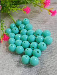 Акрилові намистини/10 мм/ментол