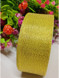 Стрічка парча/4 см/ Золото/23 метри