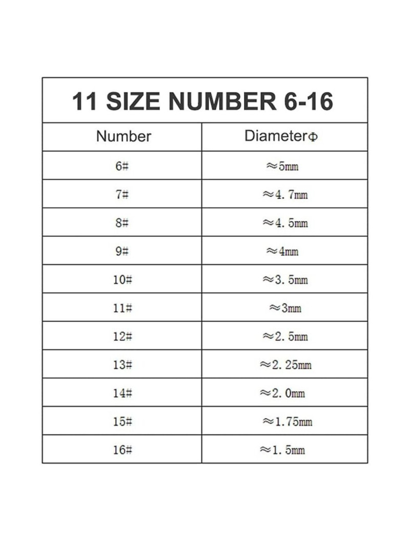 Набір кругових спиць на тросику 65 см 11 шт в пеналі