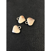 Подвеска сердце. Размер - 15*16 мм. Цвет - серебро.