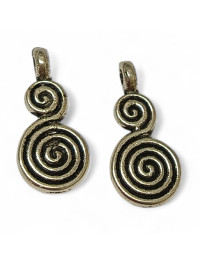 Підвіска завиток/19×8 мм/сталь