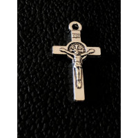 Металлическая подвеска "хрест".  Размер - 21*12мм. Цвет - серебро. Цена указана за 1 шт