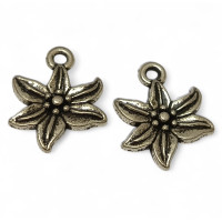 Підвіска квітка/18×15 мм/сталь