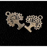 Металлическая подвеска "дерево" Размер -17*15мм. Цвет - серебро. Цена указана за 1 шт