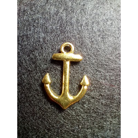 Металлическая подвеска.   Размер - 21×15  мм. Цвет - золото.  Цена указана за 1 шт