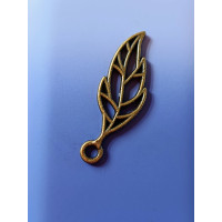 Металлическая подвеска.   Размер - 30×11 мм. Цвет - бронза.  Цена указана за 1 шт