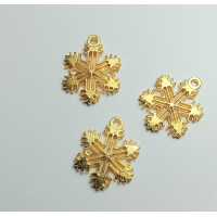 Подвеска. Размер - 15×10  мм. Металл. Цвет - золото