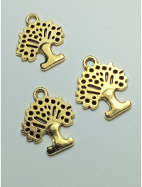 Підвіска. Розмір — 17×15 мм. Метал. Колір — золото