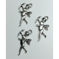 Подвеска. Размер - 22×10 мм. Металл. Цвет - серебро