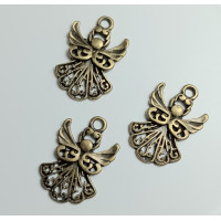 Подвеска. Размер - 20×15 мм. Металл. Цвет - бронза