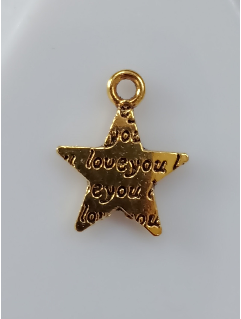 Підвіска/ Розмір — 1,5×1,2 см. Колір — золото/ Ціна за 1 шт.