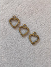 Підвіска метал/15÷12 мм/бронза