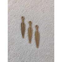 Підвіска/ширина — 2,7×0,5 см Колір — бронза/Цена за 1 шт.