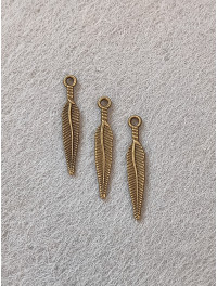 Підвіска/ширина — 2,7×0,5 см Колір — бронза/Цена за 1 шт.