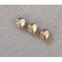 Подвеска/ Размер -1,2×1см Цвет - серебро/ Цена за 1 шт.