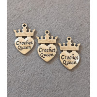 Подвеска/ Размер -2,5×1,7см Цвет - серебро/ Цена за 1 шт.