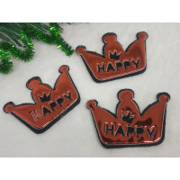 Патчи "Корона" Цвет - красный. Размер 5,2×3,3см.
Материал фетр, отделка экокожа. Цена указана за 1 шт