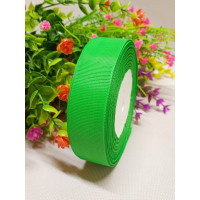 Репсова стрічка / 2,5 см / зелений / 23 метри
