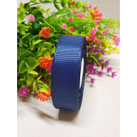 Репсова стрічка / 2,5 см / сапфір / 23 метри