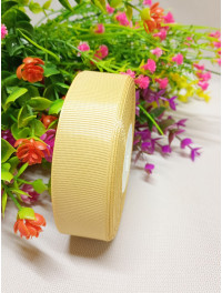 Репсова стрічка / 2,5 см / капучіно / 23 метри