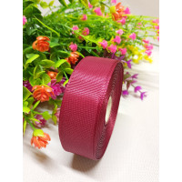 Репсова стрічка / 2,5 см / бордовий / 23 метри