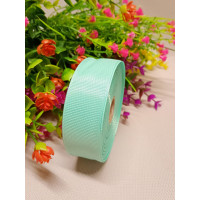 Репсовая лента / 2,5 см / ментол 2 / 23 метра