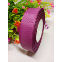 Репсовая лента / 2,5 см / марсал / 23 метра