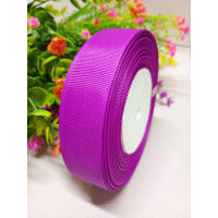 Репсова стрічка / 2,5 см / фіолетовий / 23 метри