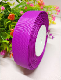 Репсова стрічка / 2,5 см / фіолетовий / 23 метри