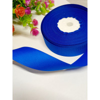 Репсова стрічка/ 2,5 см/синій/1 метр