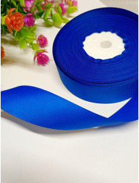Репсова стрічка/ 2,5 см/синій/1 метр
