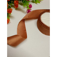 Репсова стрічка/ 2,5 см/ капучино/1 метр